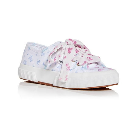 

Superga 2750 Women s Canvas Multi Floral Print Lace Up Low Top Sneakers