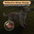thumbnail image 5 of Unique Bargains 4pcs Dog Shoes Breathable Dog Shoes Dog Boots Paw Protectors Red Size 5 Width 2.16", 5 of 7