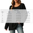 thumbnail image 5 of MexChoioe Women's Sweaters Scoop Neck Ribbed Knit Long Sleeve Oversized Fall Tunic Sweater for Women, 5 of 5