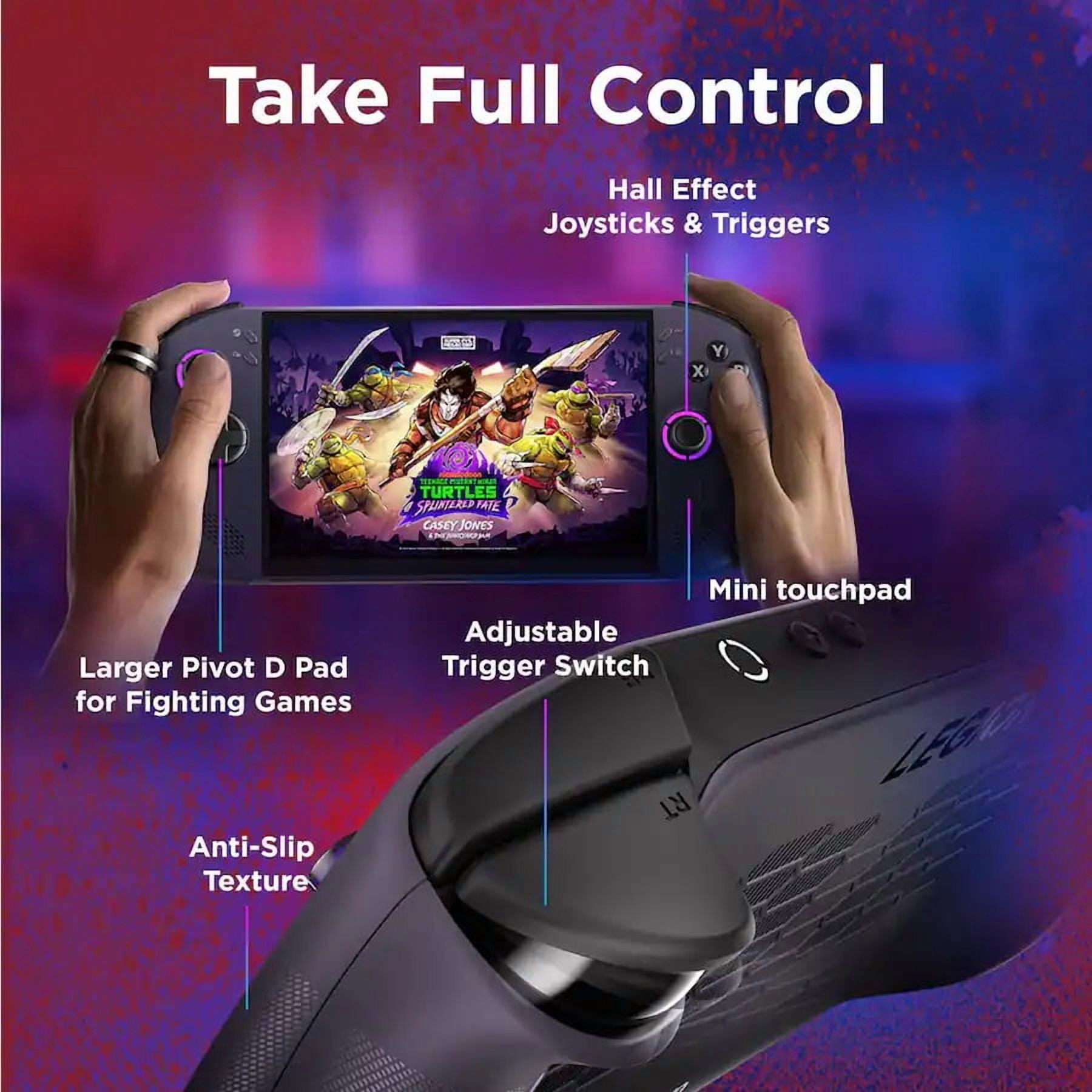 Lenovo Legion Go S Gaming Handheld Consoles, Windows 11 Home, 120Hz 8 inch IPS LCD Touch Screen, AMD Ryzen Z2 Go, 16GB RAM LPDDR5X 1TB SSD, with 5AVE 3-in-1 Kit