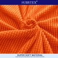 thumbnail image 4 of 2024 Solid Print Polyester Loveseat Slipcover  Chocolate, 4 of 6