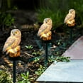 Owls Shape Garden Stakes Solar Lights, Solar Powered LED Lamp Outdoor