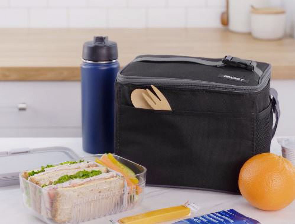 PackIt Freezable Lunch Bag, Charcoal Space Dye, Built with EcoFreeze  Technology, Foldable, Reusable,…See more PackIt Freezable Lunch Bag,  Charcoal