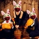 thumbnail image 4 of Creepy Rabbit Bloody Killer Bunny Halloween Decoración Scary Mask - Máscara de conejo, Bloody Plush Head Mask, Halloween Christmas Cosplay Costume Props Halloween Party JAMW Sencillez, 4 of 5