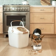 Harry Barker Ceramic Dog Bowl, White, Large