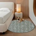 thumbnail image 2 of Sage Green Round Area Rug 6Ft Washable Circle Rugs for Bathroom Office, Vintage Minimalist Lines Abstract Art Non-Slip Carpet Floor Mats Indoor Outdoor Carpet Runner Aesthetic Home Decor, 2 of 8