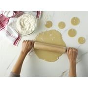Wood Rolling Pin 10 x 2, Water-Resistant, Wood Barrel Dough Rolling Pin, GoodCook, 1 Piece