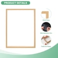 thumbnail image 2 of 2-Pack Dried Flower Frame, 12 x 16 Inch Double Acrylic Wooden Dried Flower Photo Floating Frame [Wood Color], 2 of 7