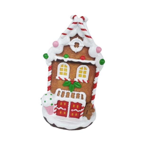 Figura decorativa Macarena Casa de pueblo Navidad Marrón
