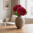 thumbnail image 5 of ERTZAE Wedding Floral Bouquets,Everlasting Faux Blooms,Window Sill Florals,Reusable Hydrangea Stems,3D Large Embroidered Hydrangea Simulation Flower,Bright Red 20.1"Faux Bloom for Hotel,Wedding Decor, 5 of 8