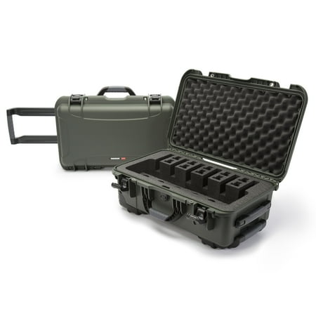 Nanuk Case w/foam 6UP - Olive Interior dimensions = 20.5x11.3x7.5(935-6UP6)