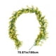 thumbnail image 2 of Vides de flor de gypsophila amarilla simulada de rattan, enredaderas decorativas de flores falsas para tuberías de acondicionamiento, techo de salón, rattan de eucalipto retorcido de plástico, 2 of 6