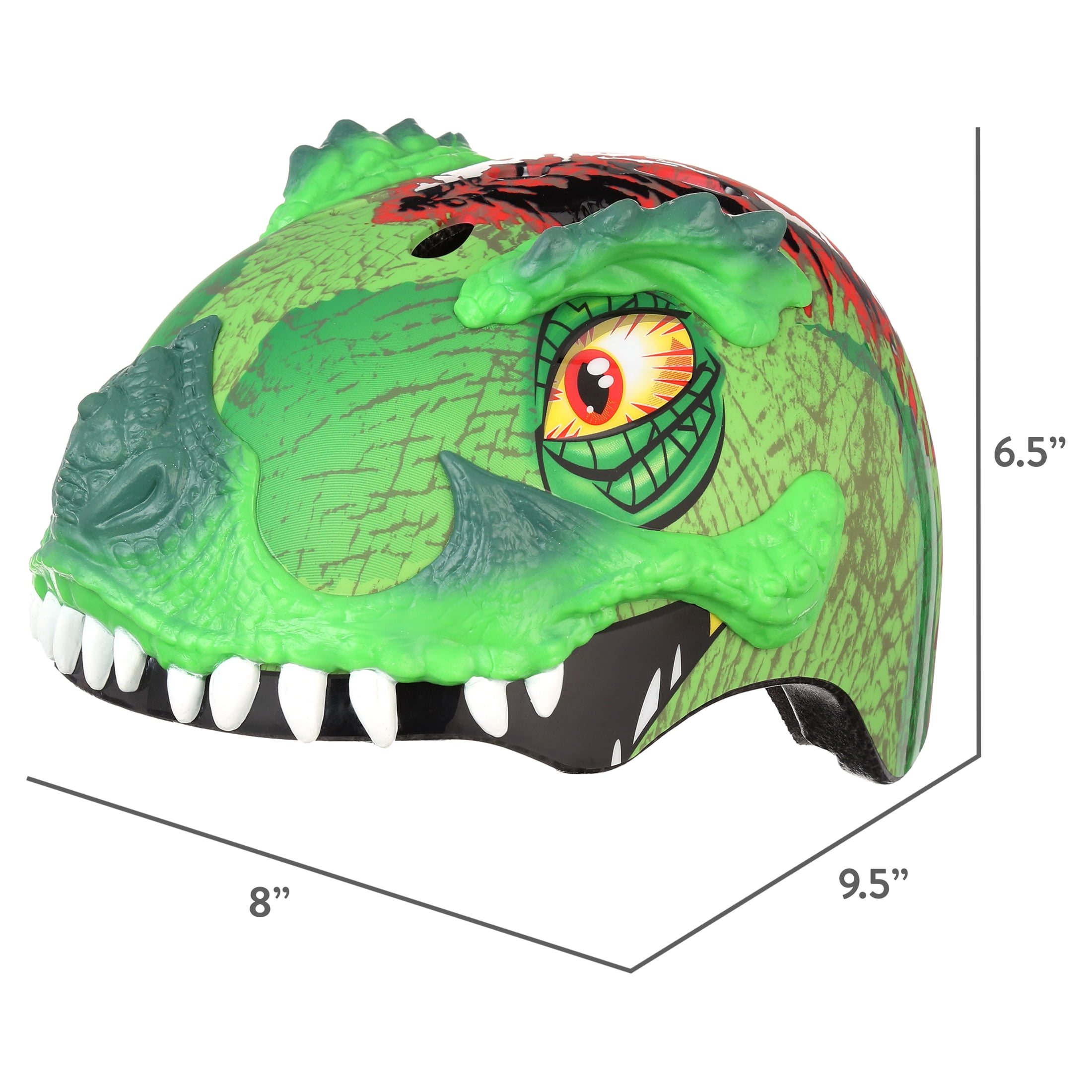 Raskullz Dinosaur Helmet for Kids 50-54cm Safe Child Helmet with