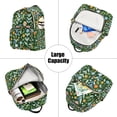 thumbnail image 5 of FORMRS Mini Backpack Purse for Women Travel Daypack Casual Shoulder Bag, Flourish Flowers Pattern, 5 of 7