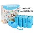 thumbnail image 2 of Compostable Bags 12/16 Roll EPI+HDPE Degradable & Food Waste Bags With Dispenser for Kitchen Home Use, 2 of 4