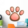 thumbnail image 1 of Cute Pet Paw Wall Decal Sticker by Wallmonkeys Vinyl Peel and Stick Graphic for Girls (24 in W x 19 in H), 1 of 4
