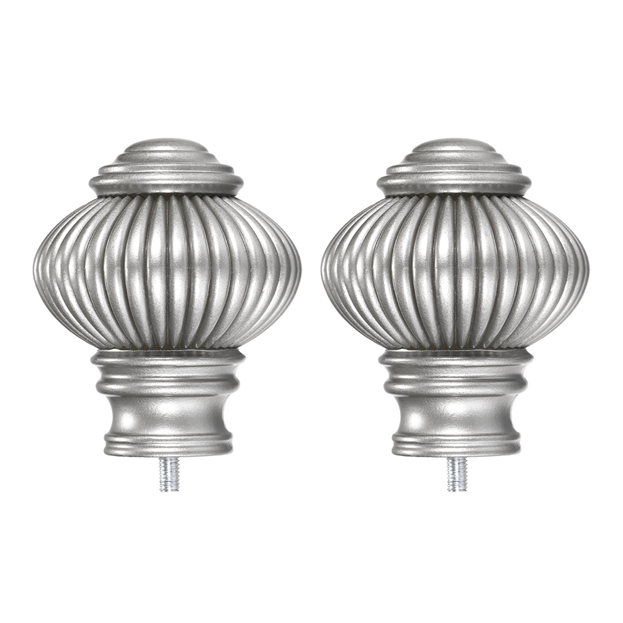 Curtain Rod Finials,Plastic End for 19mm Dia(Max.) Rod,Small Type