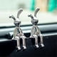 thumbnail image 2 of Cartoon Animal Car Interior Center Console Decoration Personality Room Dining Table Desk Decoration A, 2 of 5