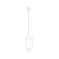 thumbnail image 6 of 3035P6-MB-Z-Lite-Fontaine - 1 Light Pendant In Transitional Style-15 Inches Tall and 5.5 Inches Wide-Matte Black Finish, 6 of 7