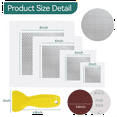 thumbnail image 4 of Drywall Repair Patch Kit,18 PCS 2/4/6/8 Inch Aluminum Fiber Mesh Spackle Wall Reapair Patch Kit, 4 of 5