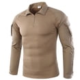 thumbnail image 1 of SHIXIAOO Chemise à Manches Longues pour Hommes Couleur Unie Blouse à Manches Longues Chemises de Compression pour Grands Hommes Chemise de Posture Chemise de Compression sous-Vêtement de Compression pour Hommes Gilet Ajusté pour Hommes Haut pour Hommes, 1 of 2