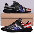 thumbnail image 3 of Black Labrador The Thin Blue Line America Us Shoes Women's Fashion Sneakers Tennis Running Shoes for Men Women Black Size 11.5, 3 of 7