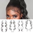 thumbnail image 4 of DIY Baby Hair Tattoo Stickers Hairstyling Template Hair Sticker Edges Stickers Realistic Waterproof Makeup Tool Type 1, 4 of 9