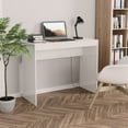 thumbnail image 1 of vidaXL Desk High Gloss White 90x40x72 cm Engineered Wood, 1 of 4