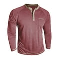 thumbnail image 4 of VJATTWR Men's Long Sleeve Shirt, Knit Fabric with Button Placket, Smart Casual Look for Office Xxl, 4 of 7