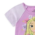 thumbnail image 3 of Disney Princess Rapunzel Short Sleeve T-Shirt and Shorts Set (Girls), 2 Piece Set, Sizes 2T-6X, 3 of 7