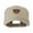 Khaki, variant on Bear Head Mascot Embroidered Cap - Black OSFM