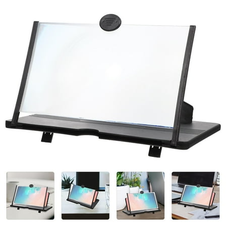 LITINKIMI Creative Phone Screen Magnifier Abs Material 1Pcs 8.65X6.48X0.39in