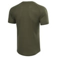 thumbnail image 6 of Mens Shirts Summer Plus Size Shirts Solid Color Short Sleeve T-Shirts Button-Up Shirts, 6 of 8