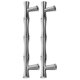 thumbnail image 1 of Metal Bamboo Knuckle Door Handle Silver for Cabinet Grip 2Pcs Zinc Alloy, 1 of 5