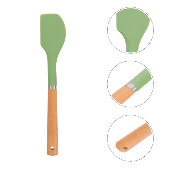 HEALEEP Baking Spatulas 1Pack Small Silicone Spatula for Professionals Certified Material 11.8In