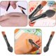 thumbnail image 4 of Eye Make Up Brush Double Headed Eye Shadow Brush Black Eyeshadow Applicator Sponge Eyeshade Tool For Concealer Powder Cream Blush Makeupblack20 Pcs, 4 of 5