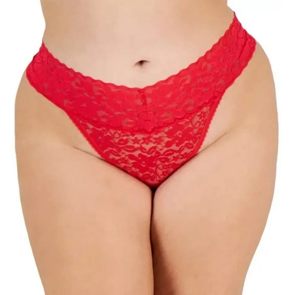 INC international concepts Plus Womens Lace Thongs Size XXL