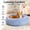 Light Blue, variant on Calming Donut Cuddler Pet Bed, Anti-Anxiety Soft Plush Round Cushion, Warming Cozy Snuggle for Small & Medium Dogs and Cats, Multiple Sizes