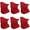 6Pack-Red, variant on 6 Pack Neck Gaiter Face Mask Sun Protection Cooling Bandana Face Cover Windproof Dustproof Neck Scarf