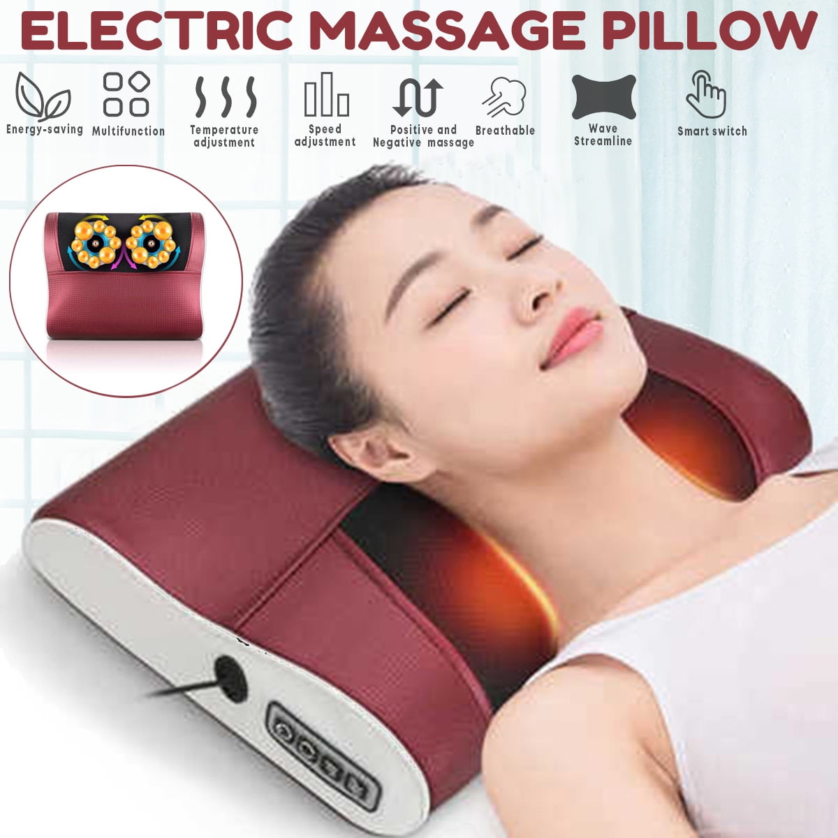 massage pillow action