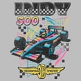 thumbnail image 2 of Mens Indy 500 Colorful Racing Car Logo T Shirt, 2 of 5