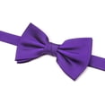 thumbnail image 2 of OCIA Mens Pre-tied Solid Bowtie Adjustable Formal Tuxedo Bow Tie for Wedding Party, 2 of 6