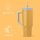 thumbnail image 3 of Vaso de viaje Owala de acero inoxidable con aislamiento de 1,2 L, color naranja, 3 of 5