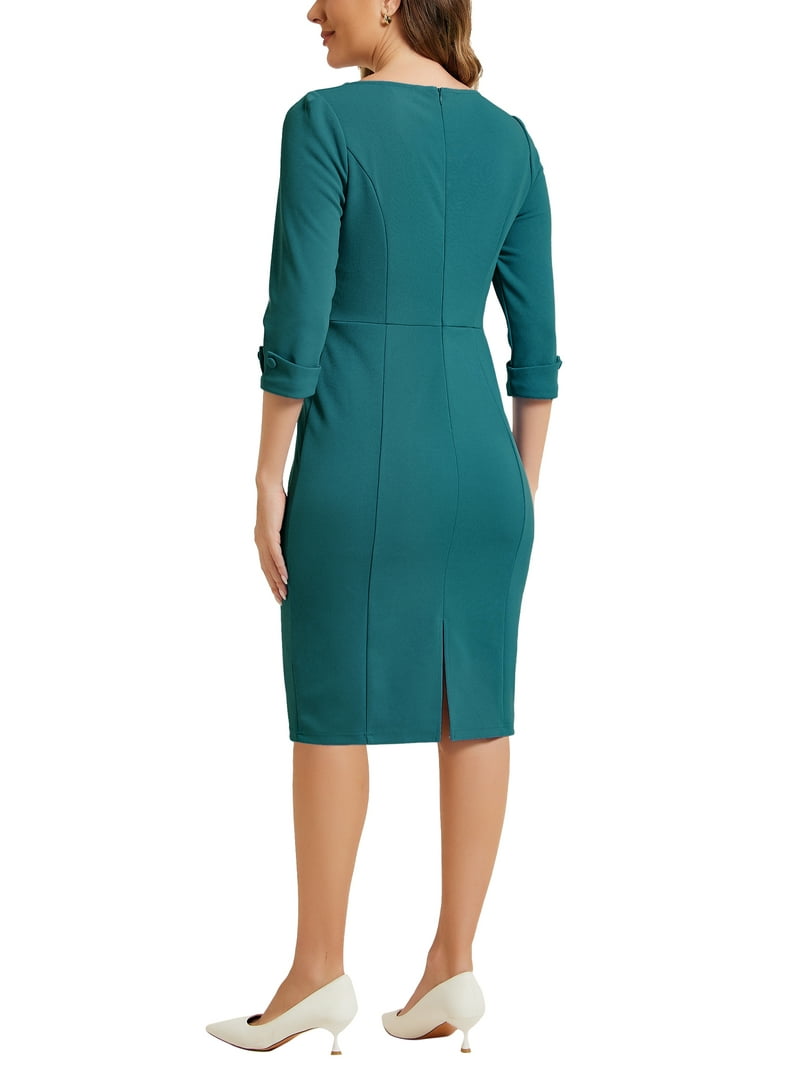 green emerald velvet dress Sleeveless Peacock Tea Length Chiffon A-Line Mother of the Bride Dress