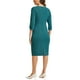 thumbnail image 3 of INSPIRE CHIC Vestido Vintage para Mujeres de Manga 3/4 Vestidos Sheath para Trabajar L Verde Pavo Real, 3 of 6