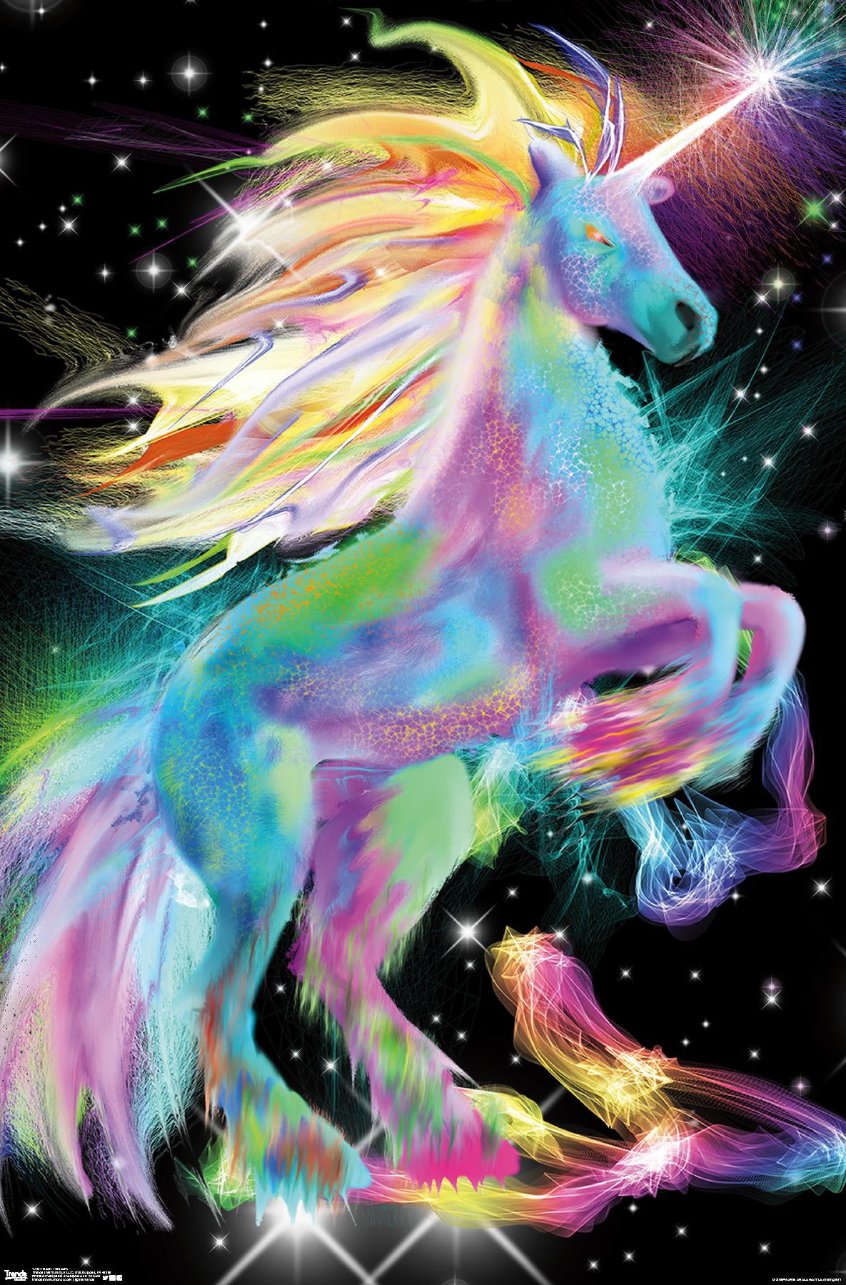 keep calm ride Print  unicorn  a4 glossy poster picture,unframed 