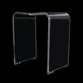 thumbnail image 4 of SHZICMY Acrylic Clear Shower Bench Stool U-Shaped Bathroom Safety Anti-Slip Chair Seat 300Lbs Weight Capacity, 4 of 12