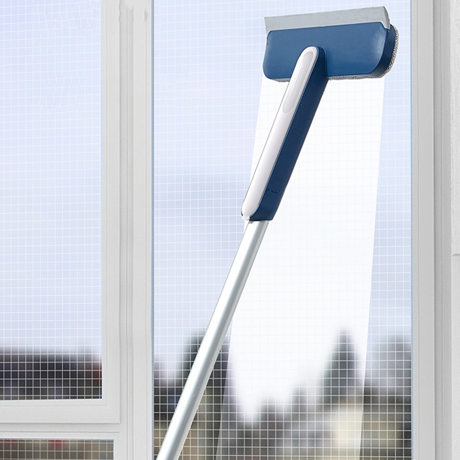 3 in 1 Window Screen Cleaner Brush with Handle, Magic Window