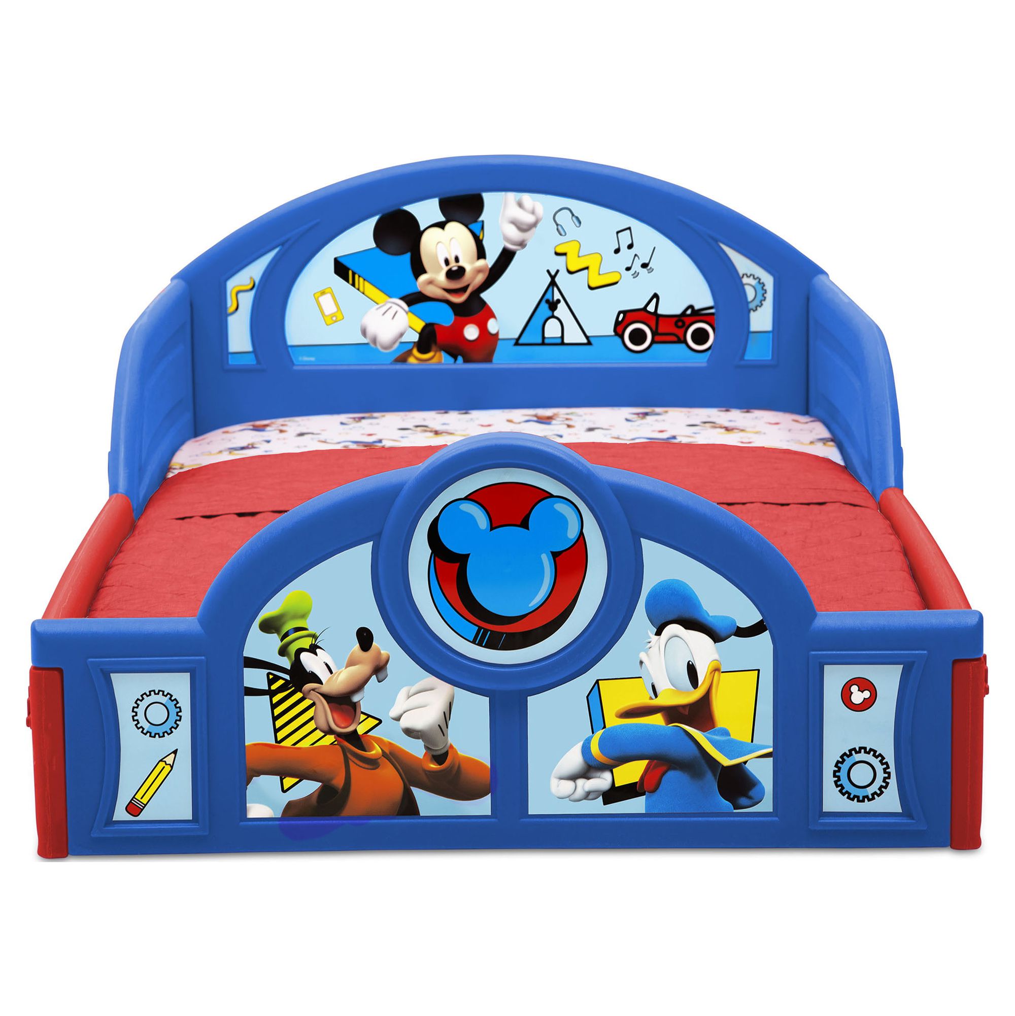 Disney Mickey Mouse 4-Piece Room-in-a-Box - Toddler Bedroom Set - image 9 of 20