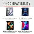 thumbnail image 2 of iPad Pro Case with Keyboard for 13 inch M4 2024, 6th Gen 2022, 5th 2021, 4th 2021, Rotating Detachable Clear Protective Cover with Colorful Backlit Keyboard Wireless, Pencil Holder, Auto Wake/Sleep, 2 of 6